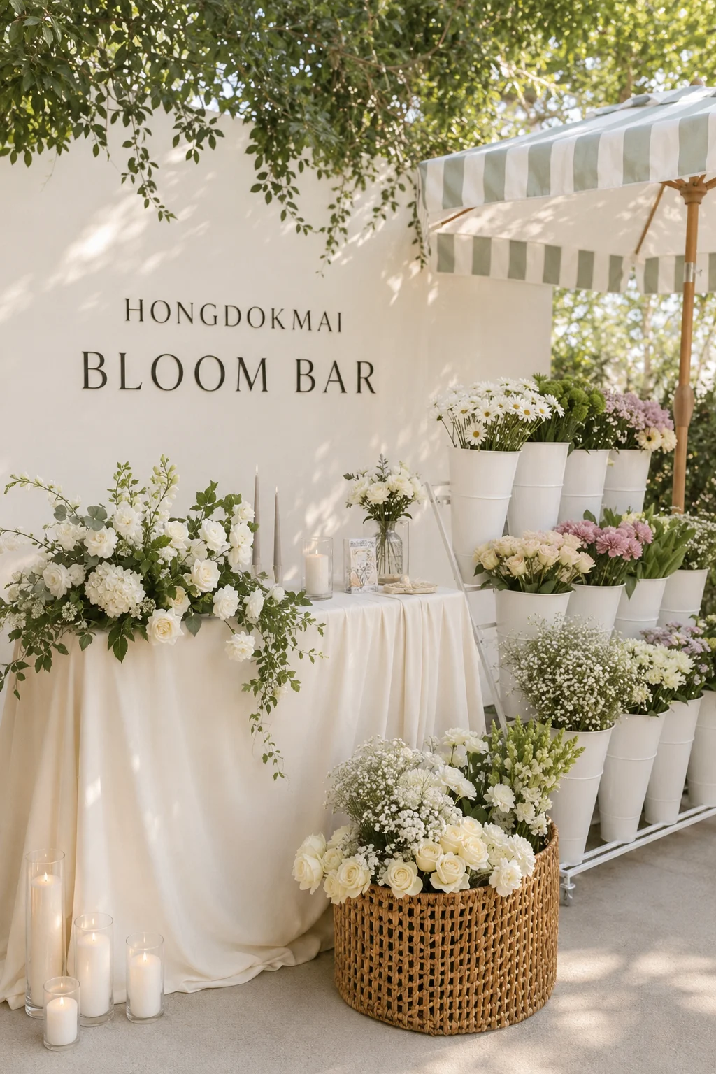 Bloom Bar สำหรับงานแต่งงานและอีเวนต์
